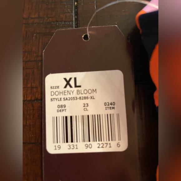 NWT Women’s XL Sea Angel Doheny Bloom Floral Front Tie Bikini Swim Top - Picture 3 of 4